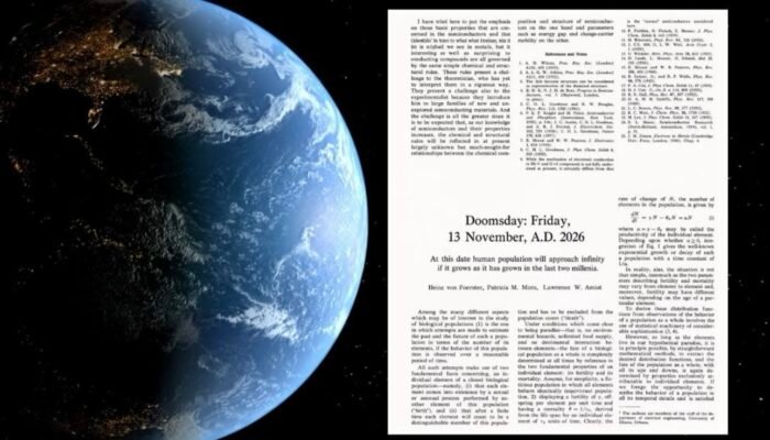 Teori 1960 Ramalkan Doomsday 13 November 2026, Benarkah Dunia Akan Kiamat?