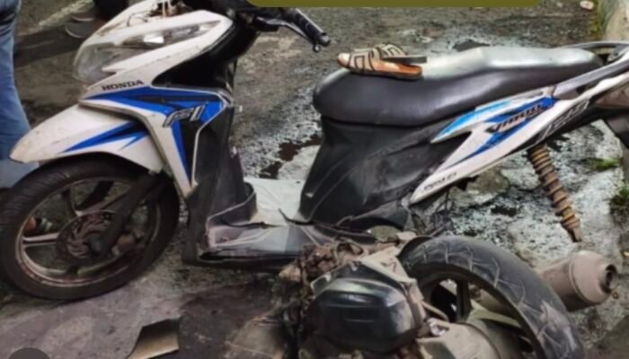 Kecelakaan di Depan SPBU Jomin, Pengendara Motor Tak Sadarkan Diri