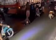 Nahas! Pengendara Motor Terlindas Truk di Pancawati, Lalu Lintas Karawang-Cikampek Macet Total