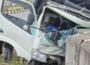 Truk Keluar Jalur di Interchange Karawang Barat, Ini Penyebabnya