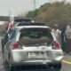 Geger! Tabrakan Beruntun Libatkan 3 Mobil di KM 49 Arah Cikampek