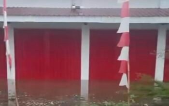 Baru Semalam Diguyur Hujan, Bangunan KDMP Bojongsari Kebanjiran