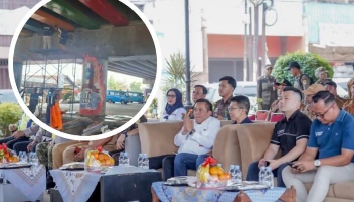 Flyover Cikampek Kini Dipercantik Mural, Pemkab Siapkan Penataan Pasar Anyar