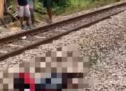 Tragis! Pasutri Tewas Tertabrak Kereta di Perlintasan Warung Bambu Klari