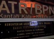 Miris! Kebakaran Melanda Gedung ATR/BPN Karawang