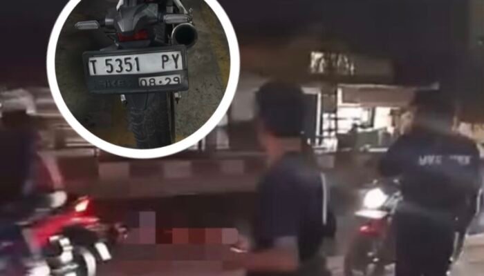Kecelakaan Maut di Depan PLN Kosambi, Pengendara Sport Hitam Tewas di Tempat